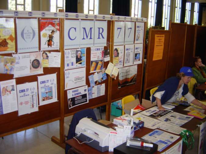 le stand du CMR 77 au Forum Sante Social